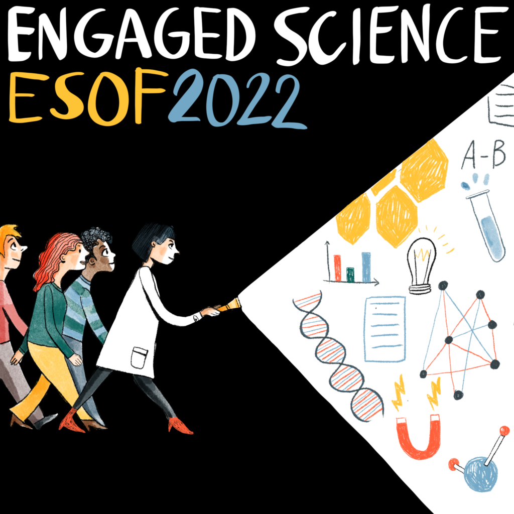Live drawing pour ESOF 2022, Leiden - RIVA Illustrations