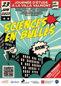 Affiche Sciences en bulles